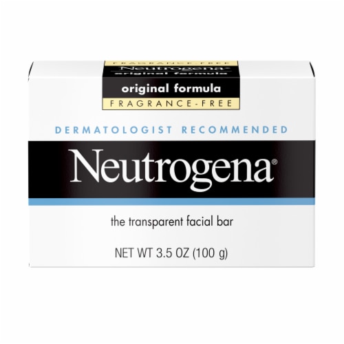 Neutrogena Original Formula Fragrance-Free Transparent Facial Bar Perspective: front