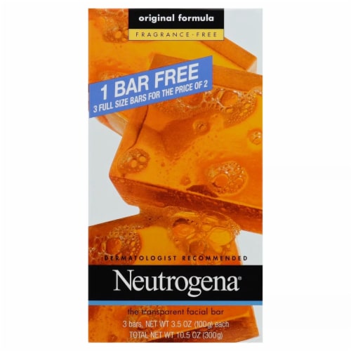 Neutrogena Original Unscented Facial Bar Perspective: front