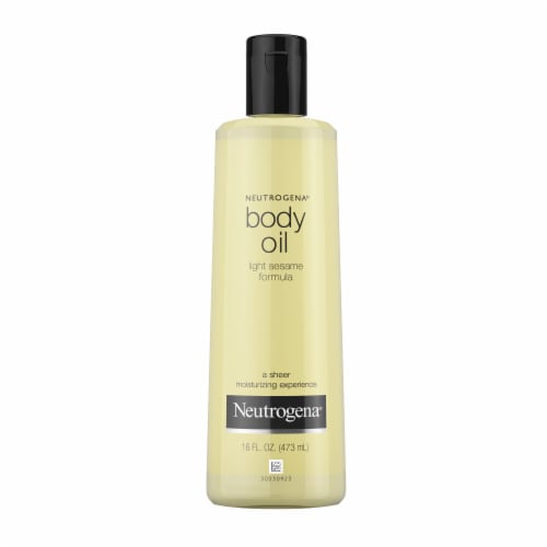 Neutrogena Moisturizing Body Oil Light Sesame Formula Perspective: front