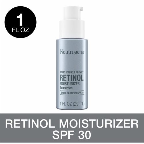 Neutrogena Rapid Wrinkle Repair Retinol Moisturizer With Sunscreen Broad Spectrum SPF 30 Perspective: front