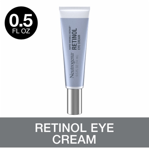 Neutrogena Rapid Wrinkle Repair Retinol Eye Cream for Dark Circles with Retinol & Hyaluronic Acid Perspective: front