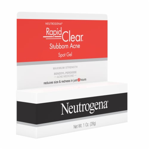 Neutrogena Rapid Clear Stubborn Acne Medication Spot Treatment Gel Perspective: front