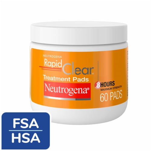 Neutrogena Rapid Clear Maximum Strength Treatment Pads Perspective: front
