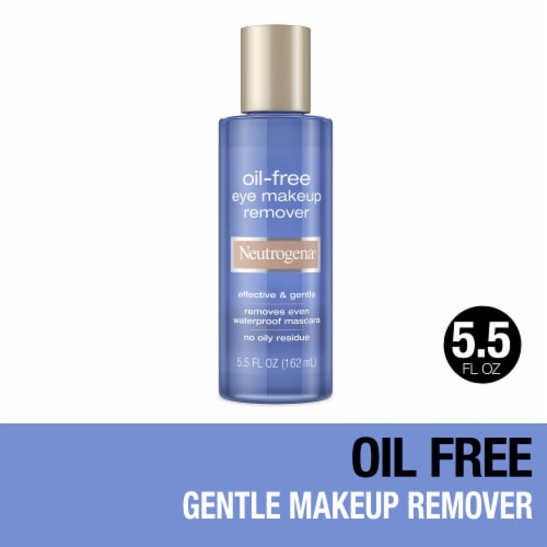 Neutrogena Liquid Oil-Free Non-Greasy Gentle Eye Makeup Remover No Oily Residue Perspective: front