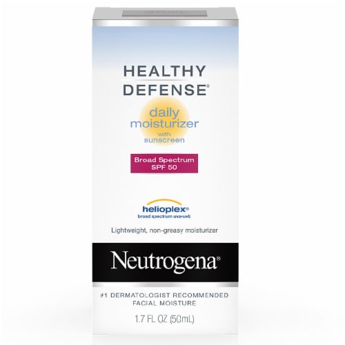 Neutrogena Healthy Defense Daily Moisturizer Sunscreen SPF 50 Perspective: front