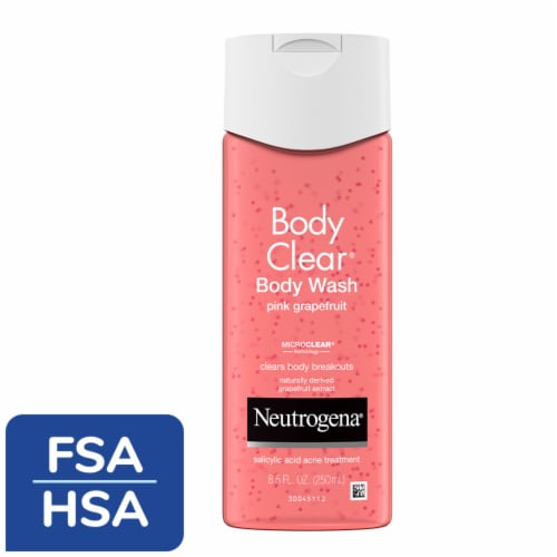 Neutrogena Body Clear Pink Grapefruit Acne Body Wash Perspective: front