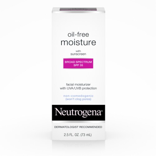 Neutrogena Oil-Free Facial Moisturizer with Sunscreen SPF 35 Perspective: front
