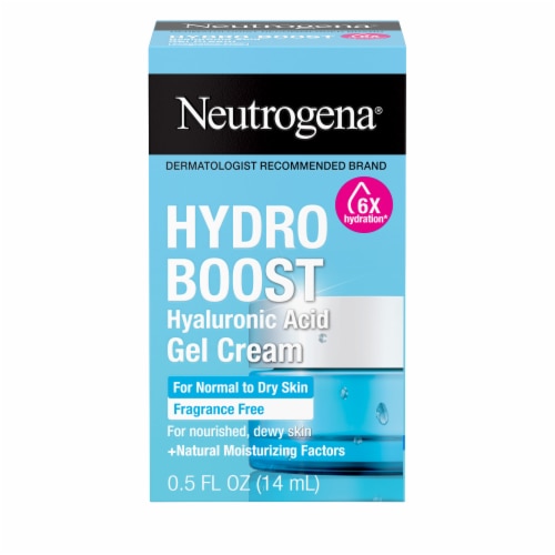 Neutrogena Hydro Boost Hyaluronic Acid Water Gel Moisturizer Fragrance Free Travel Size Perspective: front