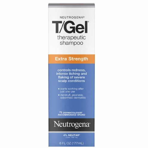 Neutrogena® T/Gel® Extra Strength Therapeutic Dandruff Shampoo Perspective: front
