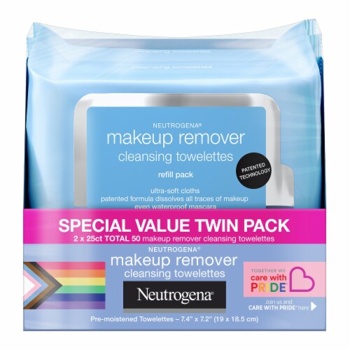 mosaik kasket sortie Neutrogena Makeup Remover Care Face Wipes, 5o ct - Harris Teeter