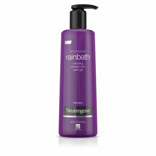 Neutrogena® Rainbath® Fresh Plum Restoring Shower and Bath Gel Perspective: front