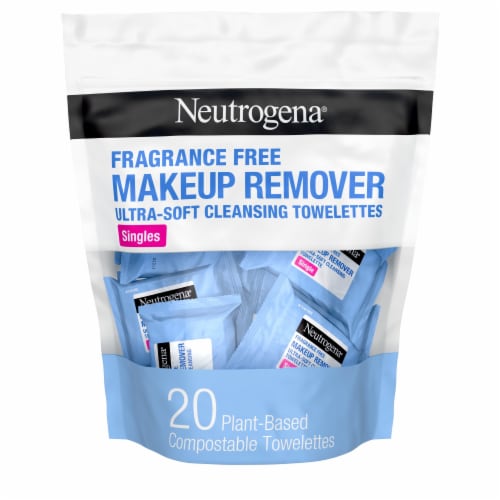 Neutrogena Fragrance Free Makeup Remover Cleansing Towelettes Perspective: front
