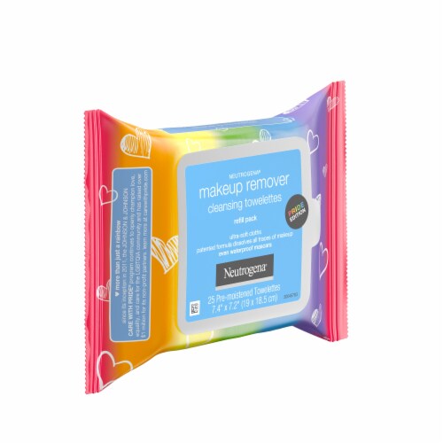 Neutrogena Pride Edition Makeup Remover Cleansing Towelettes Perspective: front