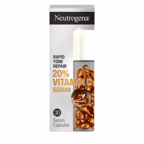 Neutrogena Rapid Tone Repair Vitamin C Serum Capsules Perspective: front