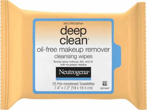 Neutrogena® Deep Clean® Oil-Free Wipes Perspective: front