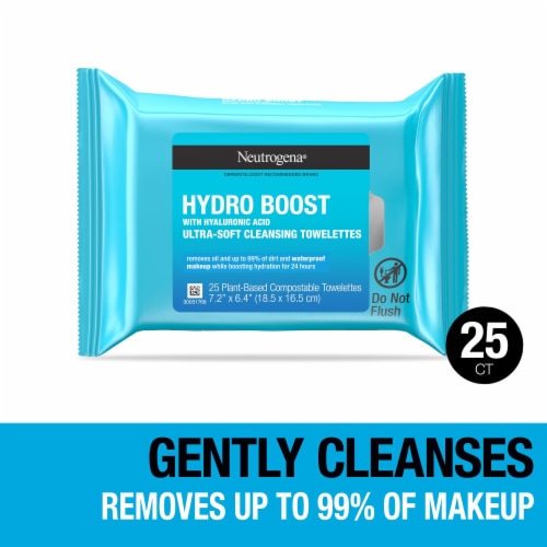 Neutrogena Hydro Boost Facial Cleansing Wipes Perspective: front