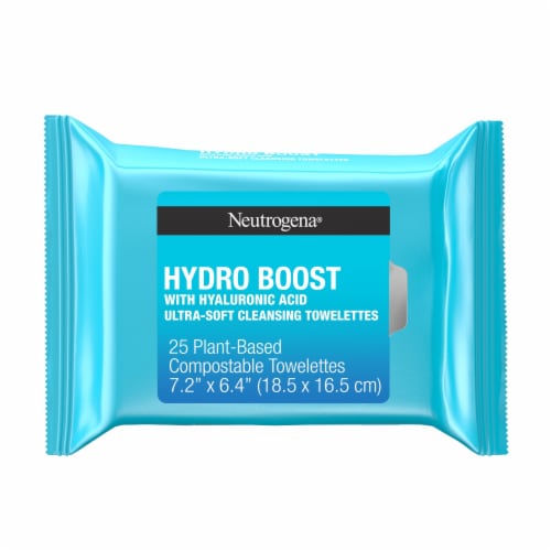 Neutrogena Hydro Boost Facial Cleansing Wipes Perspective: front