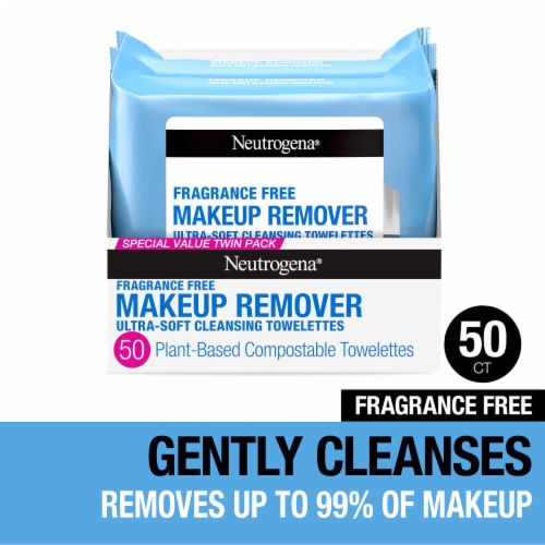 by ærme Misbrug Neutrogena Fragrance Free Makeup Remover Facial Wipes, 50 ct - Metro Market