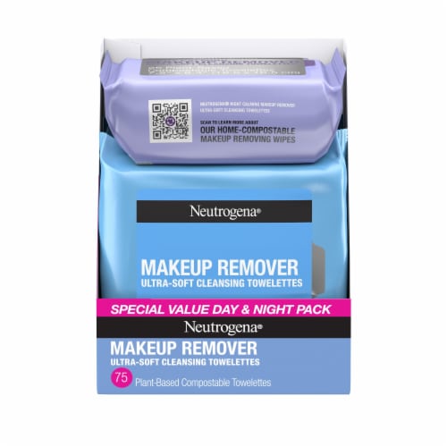 Neutrogena Makeup Remover Cleansing Towelettes Perspective: front