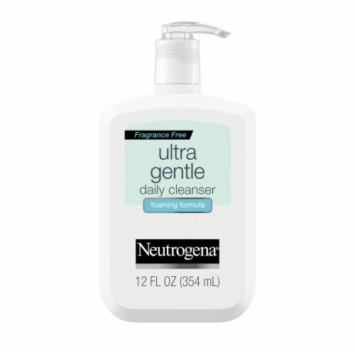Neutrogena Ultra Gentle Foaming Formula Daily Facial Cleanser Perspective: front