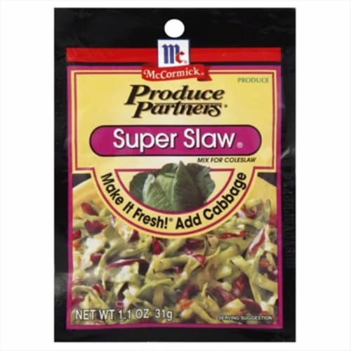 Produce Partners Mix Seasoning Super Slaw-1.01 Oz -Pack Of 12 Perspective: front