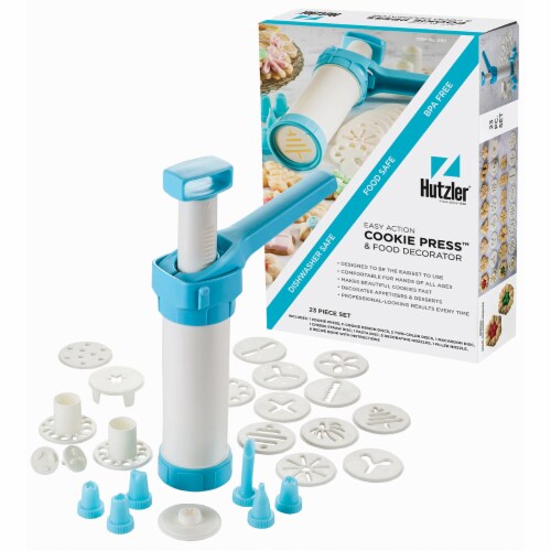 Hutzler Cookie Press and Food Decorator Set Perspective: front