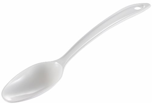 Hutzler Serving Spoon - White Perspective: front