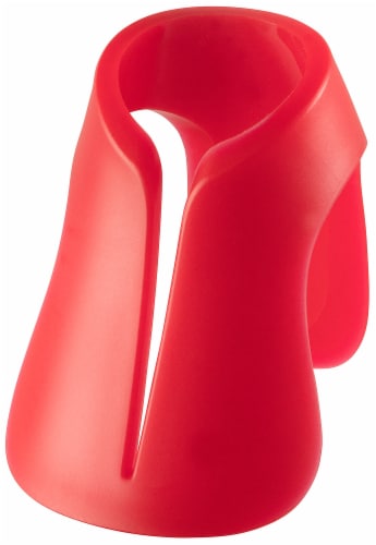 Hutzler Clip-It Towel Holder - Green/Red Perspective: front