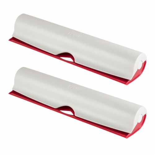 Hutzler Wrap Dispensers - Red Perspective: front