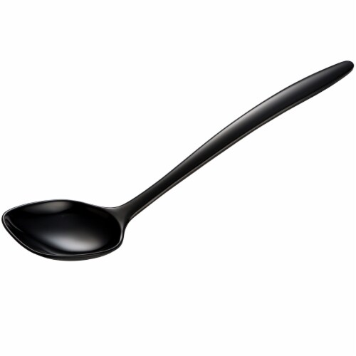 Hutzler Melamine Spoon - Black Perspective: front