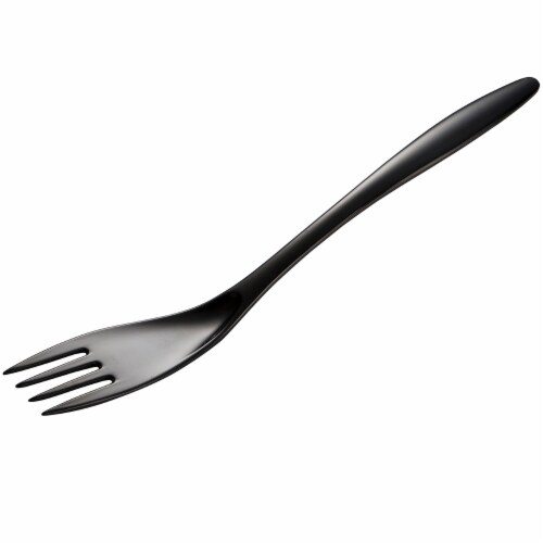 Hutzler Melamine Fork - Black Perspective: front