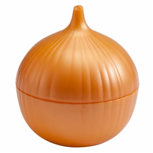 Hutzler Onion Saver, Yellow Perspective: front