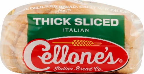 Cellone's® Thick Sliced Italian Bread Perspective: front