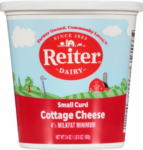 Reiter™ 4% Milkfat Small Curd Cottage Cheese Perspective: front
