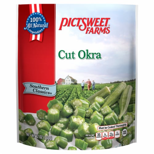 Pictsweet Farms® Southern Classics Frozen Cut Okra Perspective: front