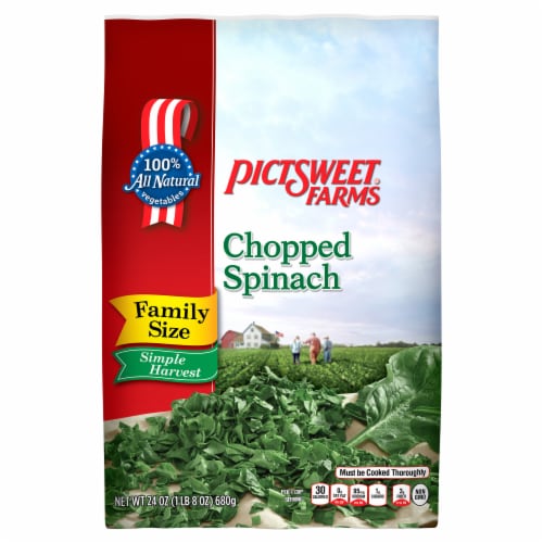 Pictsweet Farms® Frozen Chopped Spinach Family Size Perspective: front