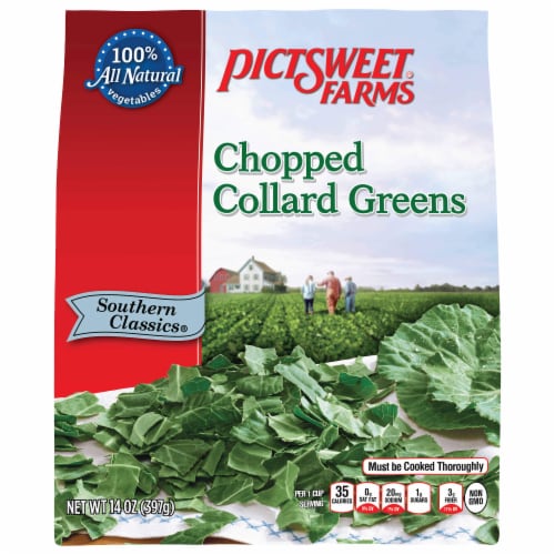 Pictsweet Farms® Frozen Chopped Collard Greens Perspective: front