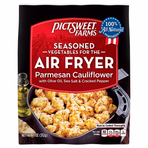 Pictsweet Farms® Frozen Parmesan Cauliflower Air Fryer Seasoned Vegetables Perspective: front