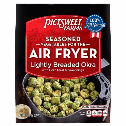 Pictsweet Farms Frozen Lightly Breaded Okra Air Fryer Seasoned Vegetables 14 oz City Market