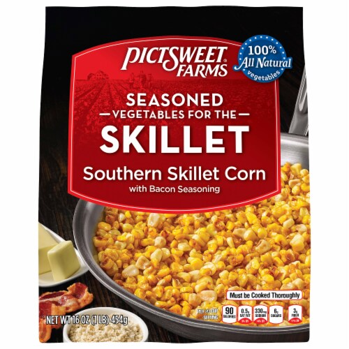 Pictsweet Farms® Southern Skillet Corn with Bacon Seasoning Perspective: front