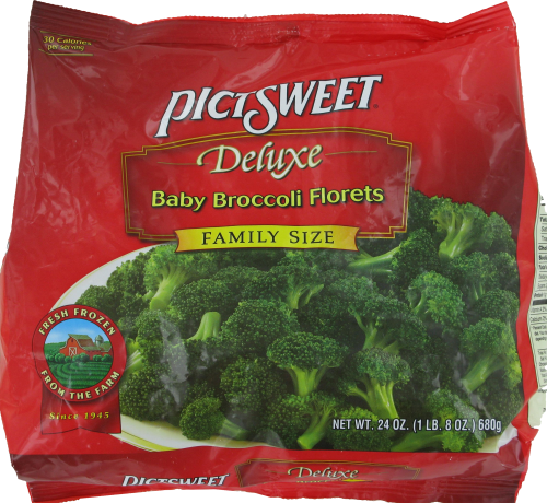 Pictsweet Farms® Deluxe Baby Broccoli Florets Perspective: front