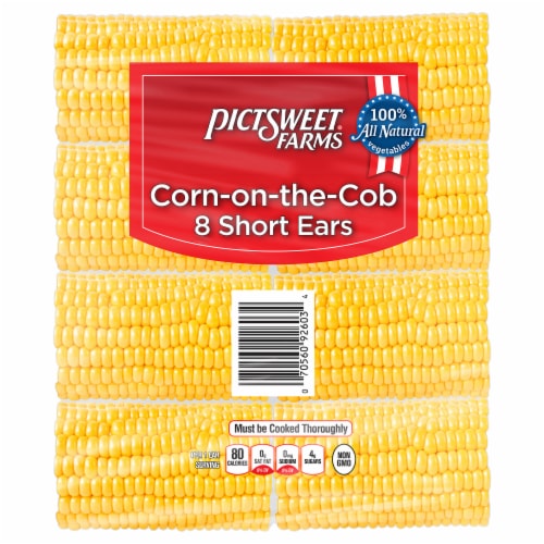Pictsweet Farms® Frozen Short Ears Corn on the Cobs Perspective: front