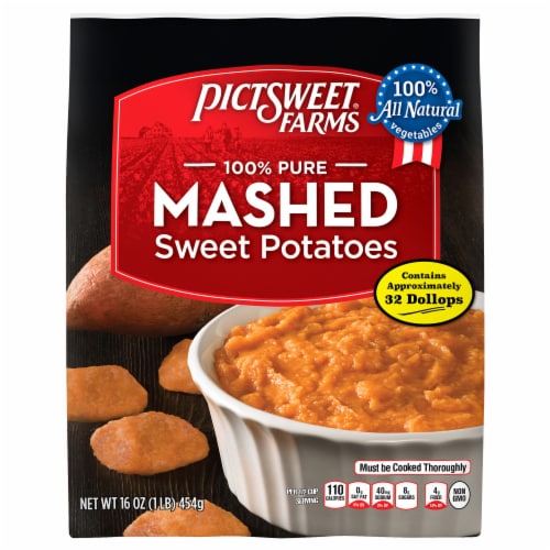Pictsweet Farms® Frozen Mashed Sweet Potatoes Perspective: front
