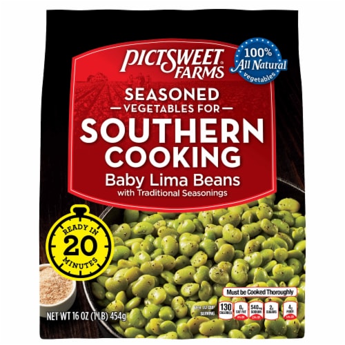 Pictsweet Farms® Southern Cooking Seasoned Baby Lima Beans Perspective: front