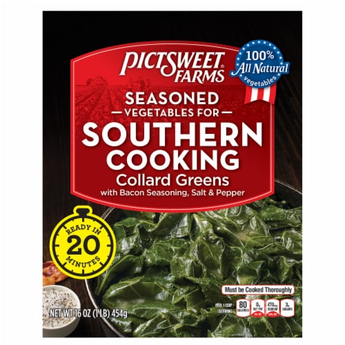 Pictsweet Farms® Southern Cooking Seasoned Collared Greens Perspective: front