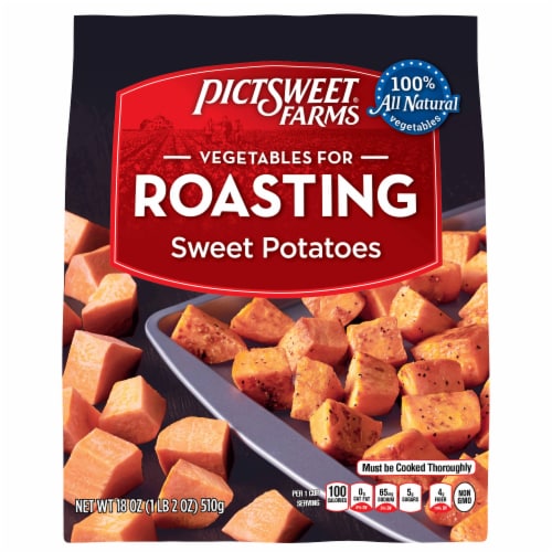 Pictsweet Farms® Frozen Vegetables for Roasting Sweet Potatoes Perspective: front