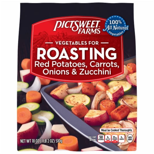 Pictsweet Farms® Red Potatoes Carrots Onions Zucchini Frozen Vegetables Perspective: front
