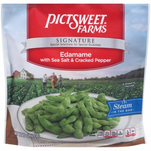Pictsweet Farms Signature Edamame with Sea Salt & Cracked Pepper, 10 Oz Kroger