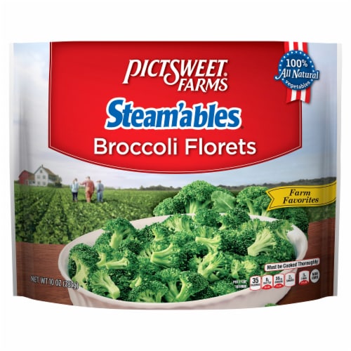 Pictsweet Farms® Steam'ables® Frozen Broccoli Florets Perspective: front