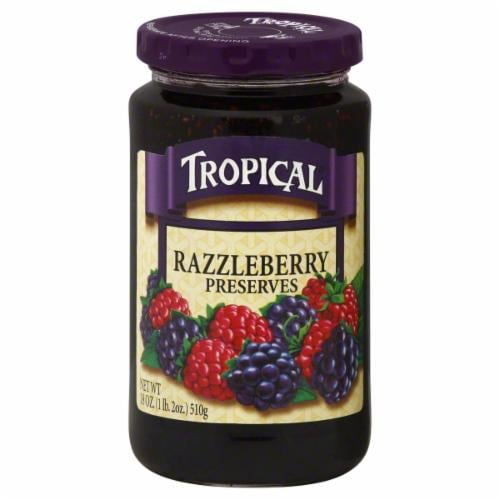 Tropical Razzleberry Preserves Perspective: front